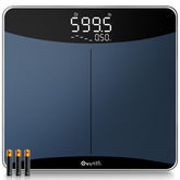 Ovutek vista frontal de la báscula con pantalla LED clara y lectura rápida