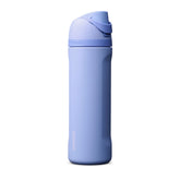 Owala FreeSip front view showing Out of the Blue color and capacity benefit