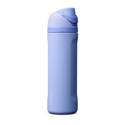 Owala FreeSip front view showing Out of the Blue color and capacity benefit