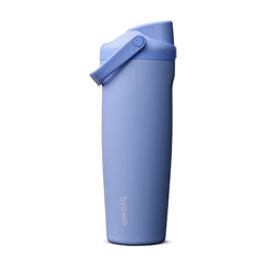 Owala FreeSip Sway frontal mostrando diseño y color azul beneficios práctico