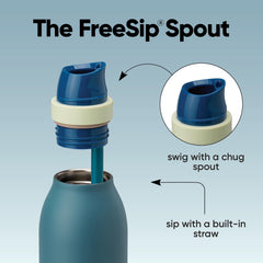 Owala FreeSip Twist boquilla FreeSip visible para sorber o tragar fácilmente