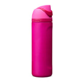 Owala FreeSip 24 oz front view showing bottle design and color, highlights portability