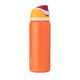 Owala FreeSip front view showing Citrus Crush finish and full bottle benefit