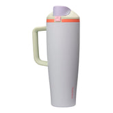 Owala FreeSip vista frontal 40 oz, diseño resistente y color Beach House