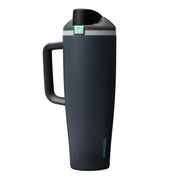 Owala FreeSip front view Foggy Tide showing color and 40 oz capacity benefit