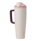 Owala FreeSip front view showing 40 oz capacity and durable finish benefit hydration on the go