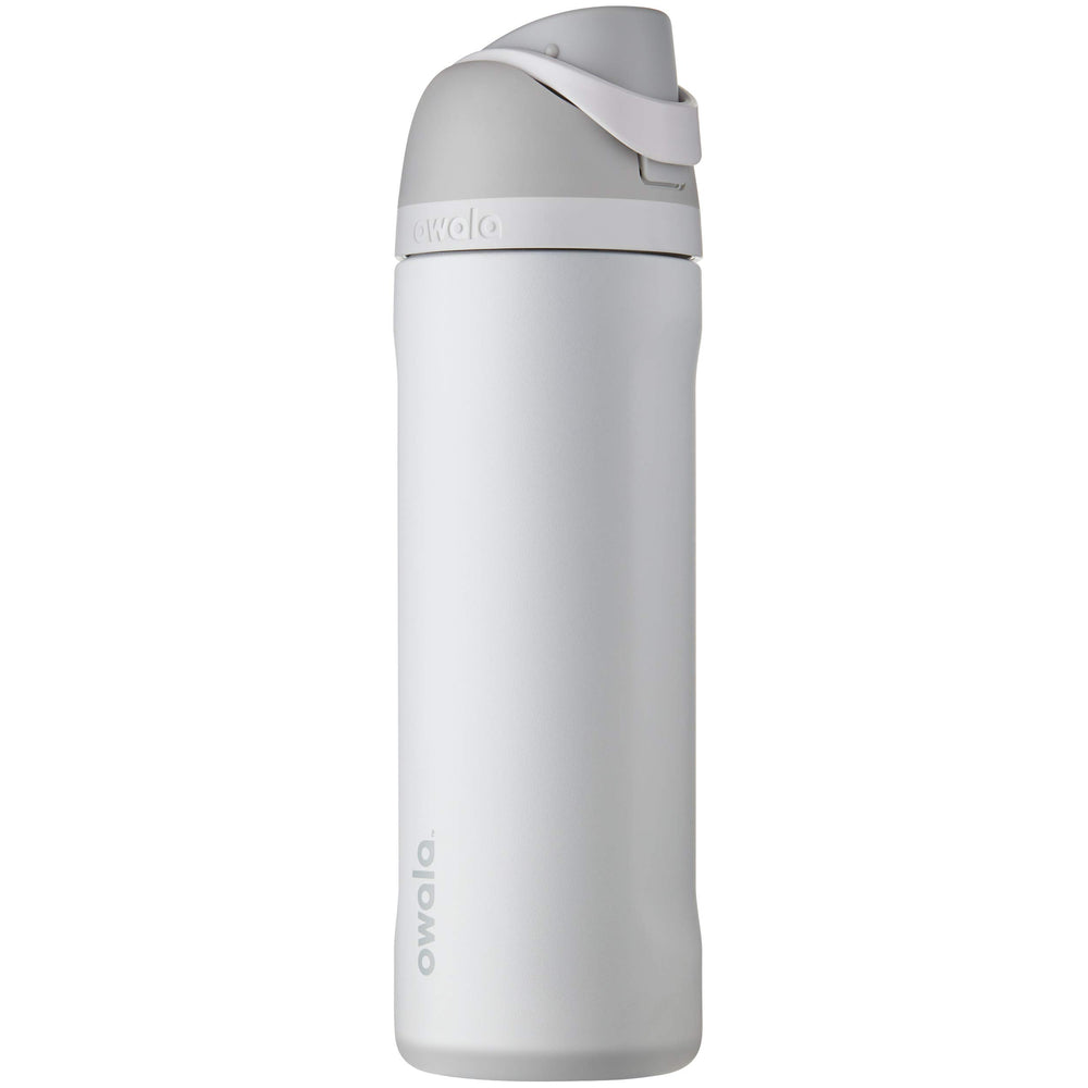 Owala FreeSip Shy Marshmallow front view showing bottle and color, ideal for daily hydration