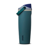 Owala FreeSip Sway front view in denim showing clean design and portability
