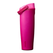 Owala FreeSip Sway front view showing sleek bottle and benefit of easy carrying