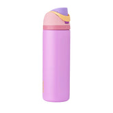 Owala bottle front with Rapunzel design shows fun kid-friendly art and reliable hold