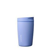 Owala SmoothSip front view showing Out of the Blue color and leakproof lid benefit