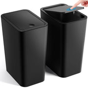 Owaylon cubo de basura frontal mostrando diseño compacto y tapa cerrada