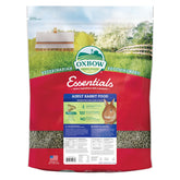Oxbow front packaging showing 25 lb adult rabbit pellets and clear branding benefit