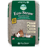 Oxbow Eco Straw front packaging showing 20 lb bag and branding benefits