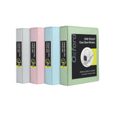 Oxford carpeta frontal ClearVue mostrando portada personalizable y organización rápida