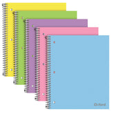 Oxford cuaderno frontal con cubierta de polímero pastel que protege notas