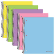 Oxford cuaderno frontal con cubierta de polímero pastel que protege notas