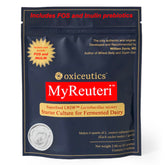 oxiceutics front packaging showing box and sachets, clear product presentation benefit