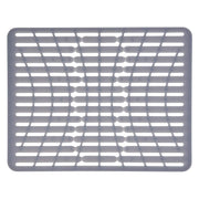 OXO alfombrilla de silicona vista frontal que protege el fregadero