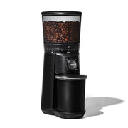 OXO Brew front view matte black showing sleek profile and stable base benefit
