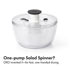 OXO Good Grips detalle del pomo de bomba, permite un secado cómodo