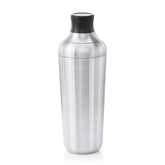 OXO stainless cocktail shaker front view showing neat professional finish and ease