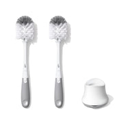OXO Tot pack frontal de 2 cepillos para biberón, limpieza versátil