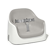 OXO Tot front view of booster seat showing secure high back and fit benefit