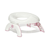 OXO Tot orinal frontal mostrando diseño compacto y transporte fácil