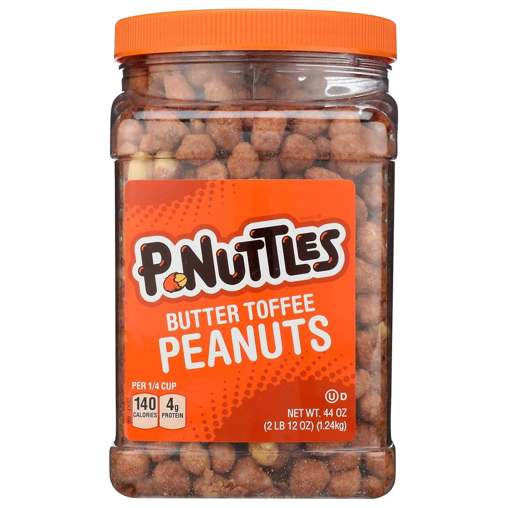 P-Nuttles 44 oz jar front view showing product and label for easy selection