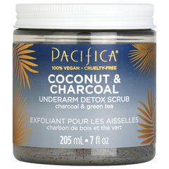 Pacifica envase frontal del exfoliante para axilas con beneficio de limpieza profunda