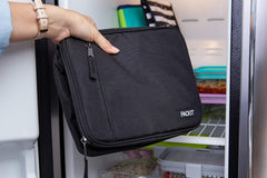 PackIt bolsillo de malla con botella y utensilios accesibles