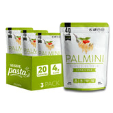 Palmini linguine frente del empaque mostrando presentación práctica