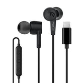 PALOVUE front view of lightning earbuds showing compact design and portable benefit