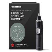 Panasonic ER-GN70-K front view showing slim body and power button for easy handling