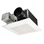 Panasonic WhisperFit frontal mostrando diseño y beneficios silenciosos