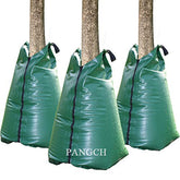 PANGCH front view of three 20-gallon watering bags showing compact storage and capacity