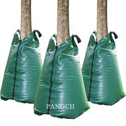 PANGCH front view of three 20-gallon watering bags showing compact storage and capacity