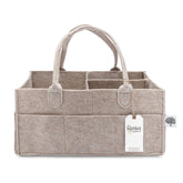 Parker Baby Co. large caddy front view showing organized essentials and stylish design