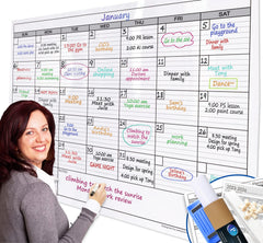 Party Funny calendario frontal grande para planificación mensual y visibilidad