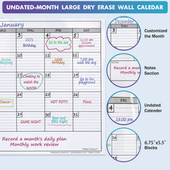 Party Funny calendario en uso en oficina familiar mejora coordinación diaria