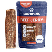 Pawstruck empaque frontal mostrando 15 tiras y beneficio de calidad
