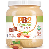 PB2 frasco delantero 24oz mostrando envase resellable y etiqueta orgánica