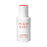 Peach & Lily envase frontal mostrando etiqueta y diseño, aspecto confiable