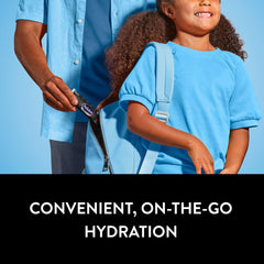 Pedialyte AdvancedCare Plus mixed drink in glass highlighting ready-to-drink hydration