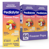 Pedialyte freezer pops front packaging showing variety pack and quick hydration benefit