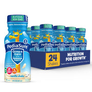 PediaSure vanilla front packaging showing 24-pack and key benefits