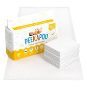 Peekapoo front packaging showing 50-pack and size for quick identification and convenience