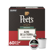 Peet's Coffee frente del embalaje mostrando cajas y marca, ideal para identificar el producto