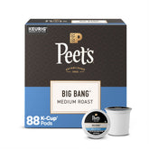 Peet's front packaging showing the Big Bang medium roast and pod count benefit